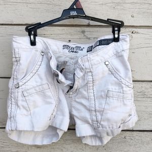 Miss me white shorts size 28